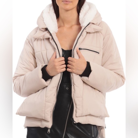 Avec Les Filles thermal puff hooded jacket - Picture 2 of 4